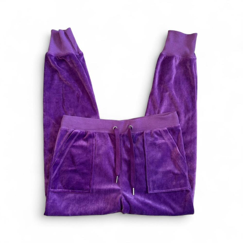VRL Fantartony Purple Velour Track Pants